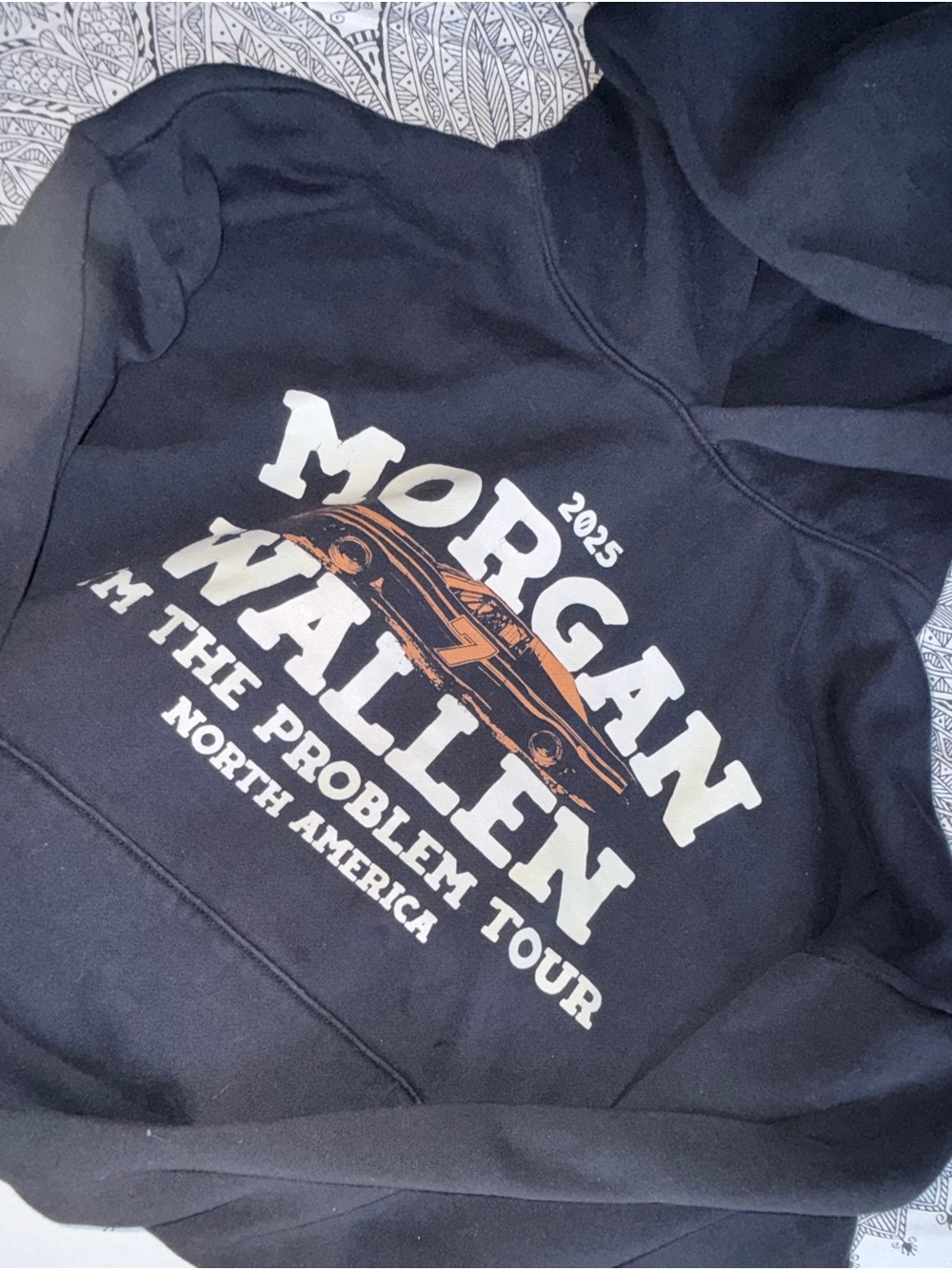 Official Morgan Wallen 'The Problem Tour' 2023 Graphic Hoodie
